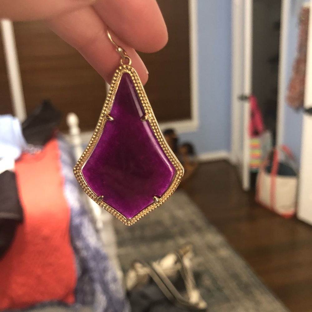Deep Purple Kendra Scott Alex Earrings